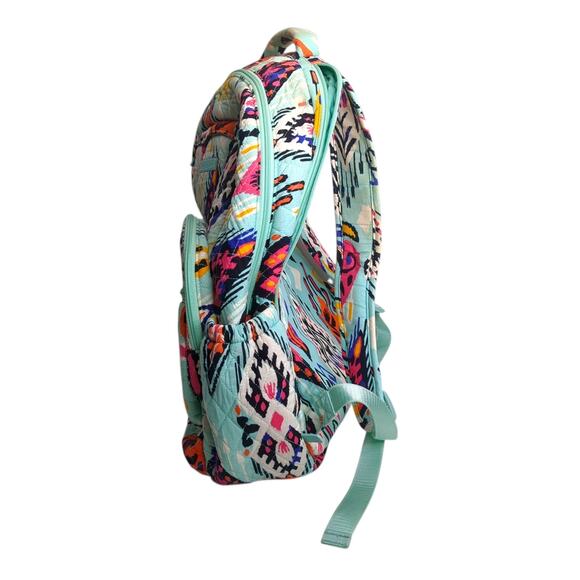 Vera Bradley XL Essential Backpack School Laptop Padded Backpack Pueblo Pattern - Picture 4 of 9